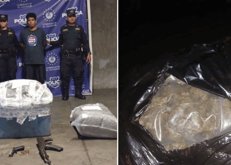 Allanan tienda que funcionaba como fachada para vender drogas en Santa Tecla