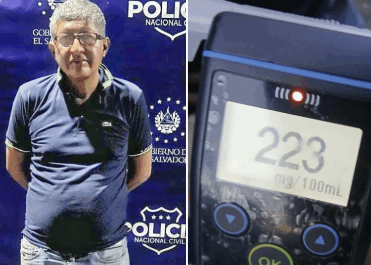 Capturan a sujeto por conducir en estado de ebriedad y causar accidente 