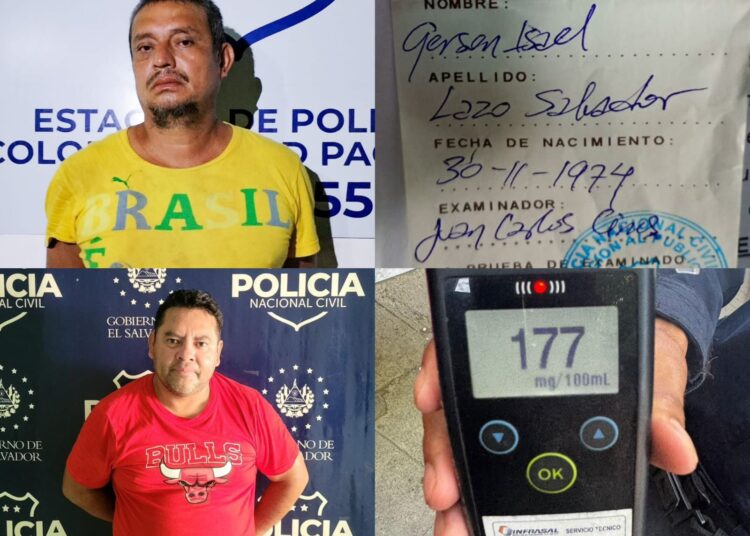 Arrestan a dos conductores ebrios en San Miguel