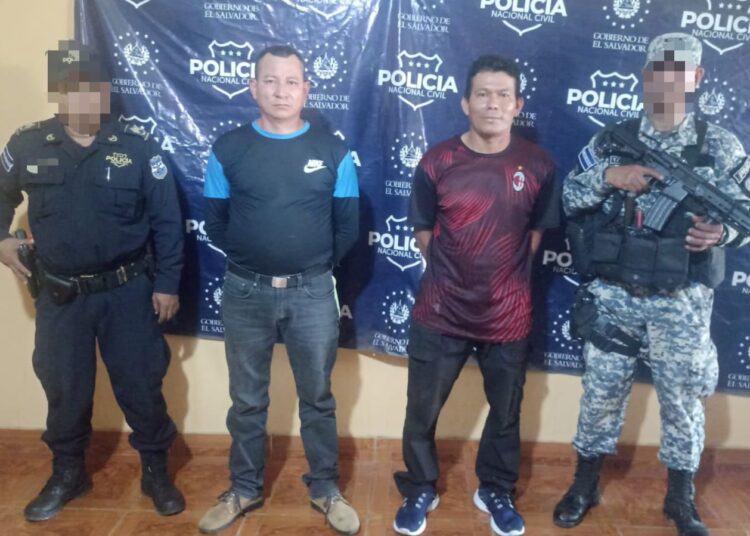 Capturan a responsables de homicidio en Acajutla, Sonsonate 
