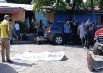 Fallece peatón tras fuerte accidente frente al parque arqueológico Joya de Cerén 