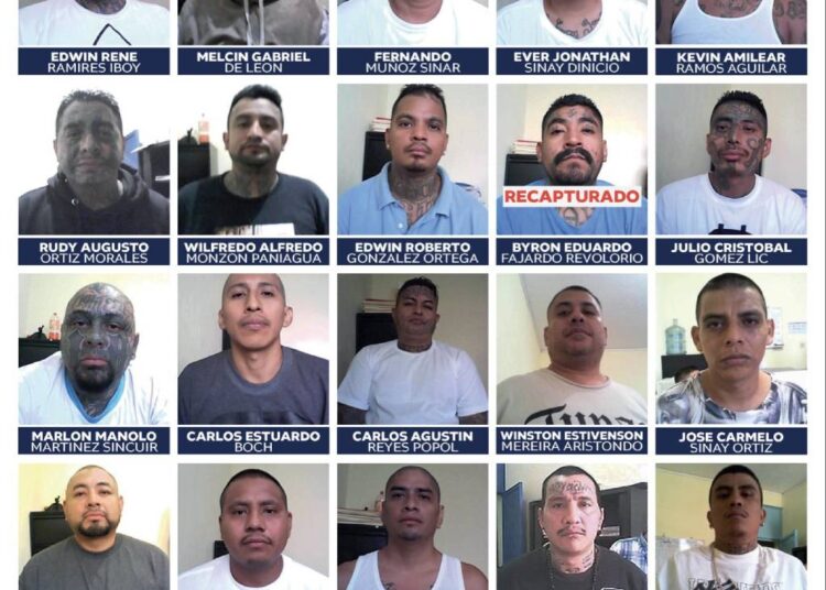 Estados Unidos condena fuga de terroristas del Barrio 18 en Guatemala