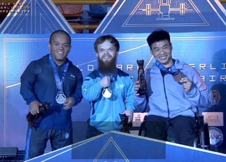 Herbert Aceituno se consagra subcampeón mundial en Parapowerlifting 2025, en Egipto 