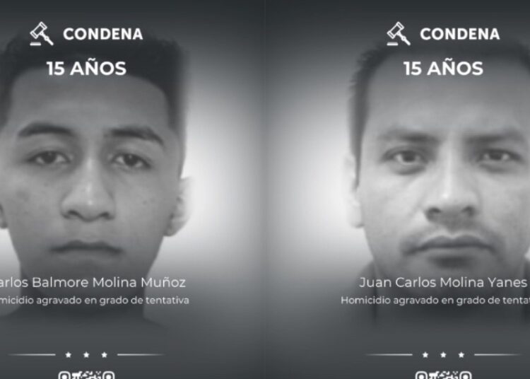 Hermanos fueron sentenciados a 15 años por intentar asesinar a una persona
