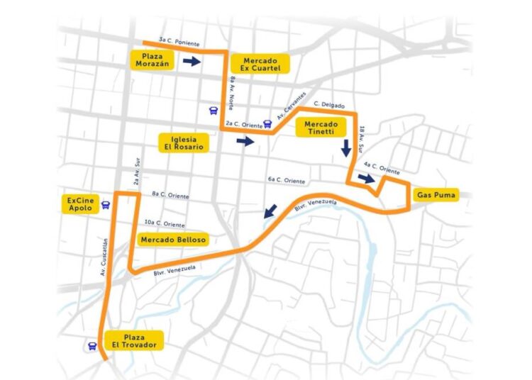 Nuevos cambios en el recorrido del transporte colectivo en el Centro Histórico a partir de este viernes