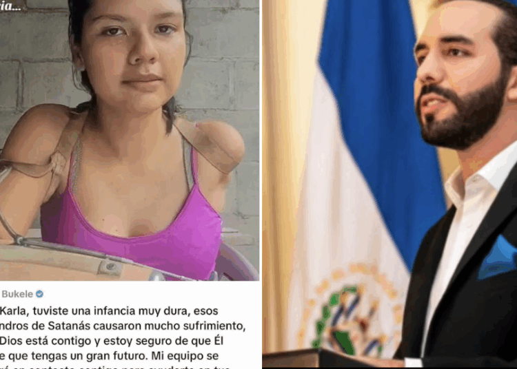 Presidente Bukele extiende apoyo a joven que perdió sus brazos en un ataque por pandilleros
