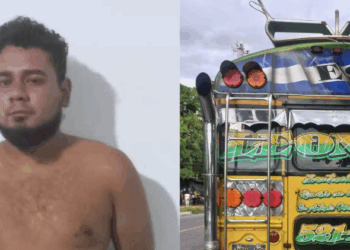 Capturan a conductor de bus en estado de ebriedad