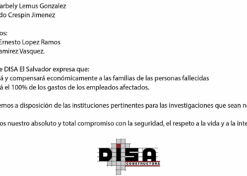 Dos trabajadores mueren y dos resultan lesionados en accidente durante obras de construcción en San Salvador