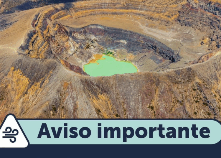 MARN limita acceso al volcán Ilamatepec por riesgo de vientos