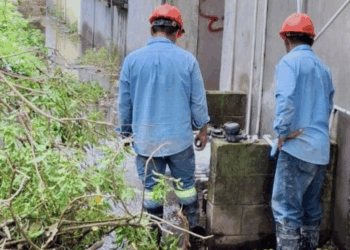 ANDA repara fugas en Mejicanos