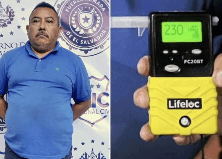 Conductor es capturado tras huir de accidente en Soyapango