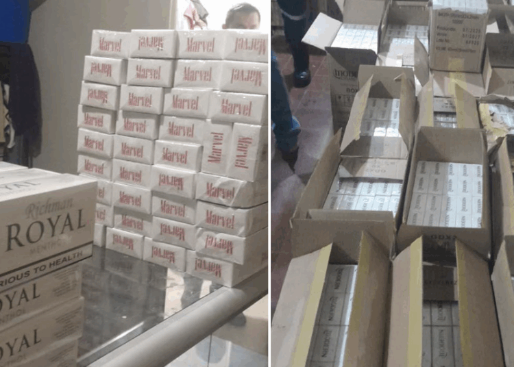 Decomisan más de mil cigarrillos de contrabando en una bodega de Santa Anita 