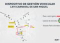 VMT despliega dispositivo de gestión vehicular para el Carnaval de San Miguel