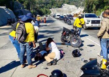Accidente de tránsito involucran a motociclistas en carretera Panamericana