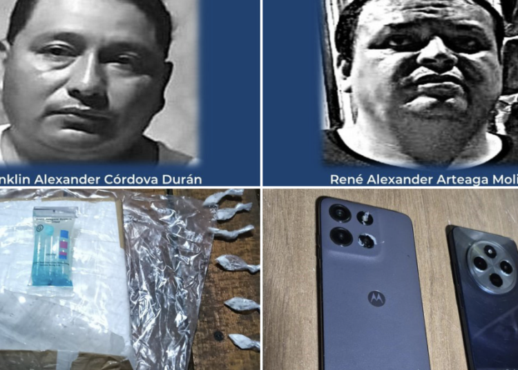 Capturan a dos sujetos por vender drogas en el país