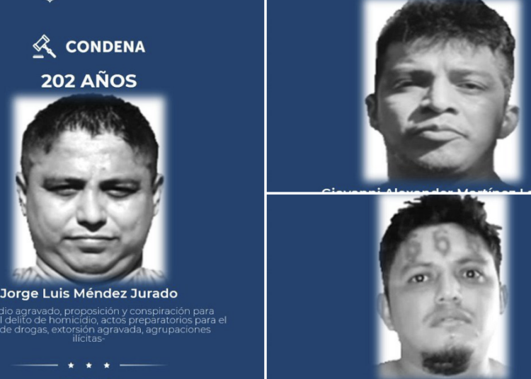 Pandillero condenado hasta a 202 años doble homicidio