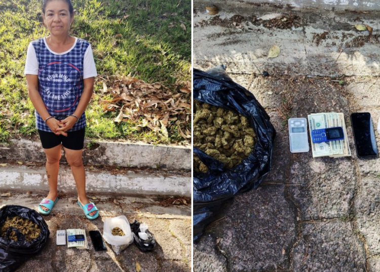 Capturan a mujer con droga y báscula digital 