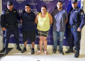 Tres pandilleros son capturados en Santa Tecla 
