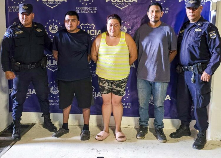 Tres pandilleros son capturados en Santa Tecla 