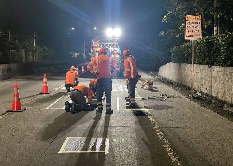 FOVIAL intensifica seguridad vial con nueva señalización en la carretera Troncal del Norte