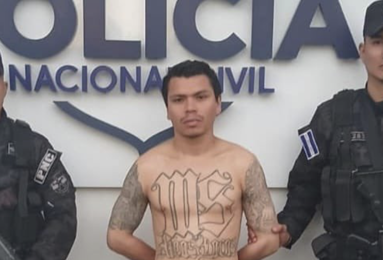 Capturan a «gatillero» de la MS-13