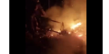 Fuerza Armada sofoca incendio de maleza 