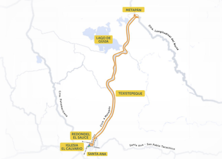 Etapa 4 del Tour El Salvador 2026 recorrerá Santa Ana y Metapán 