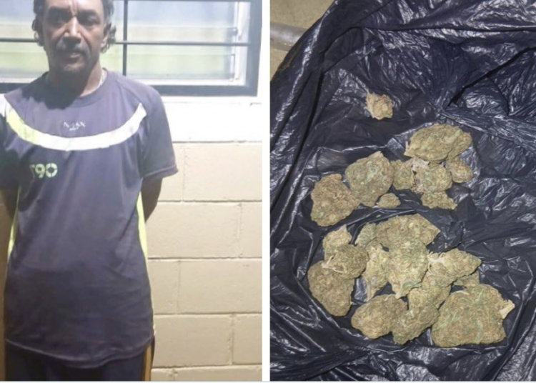 Capturan a sujeto con marihuana en Santa Ana