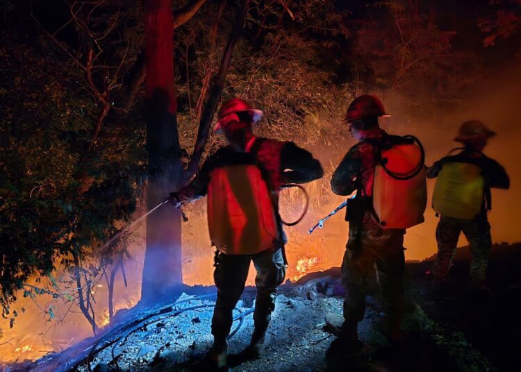 Controlan incendio en un basurero en San Miguel