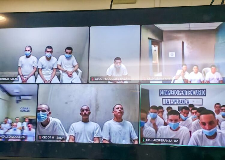 Juicio masivo contra 58 pandilleros de la MS inicia en San Salvador