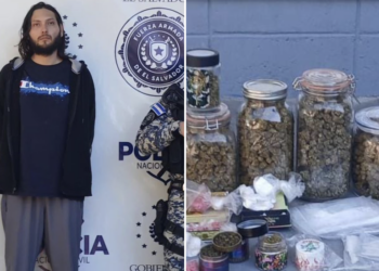 Capturan a distribuidor con variedad de drogas en Ilopango