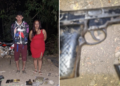 Pareja es capturada con arma y droga