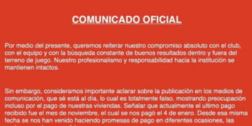 Jugadores y personal del FAS reportan retrasos salariales