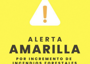 Mantienen Alerta Amarilla por incremento de incendios