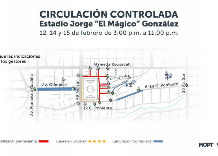 VMT anuncia restricciones viales para este fin de semana