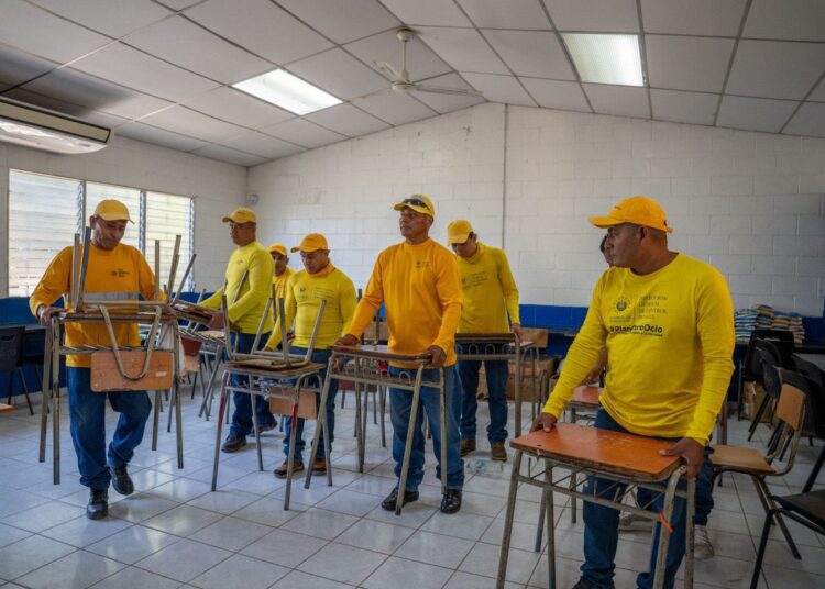 Remodelan instituto nacional en San Pedro Perulapán
