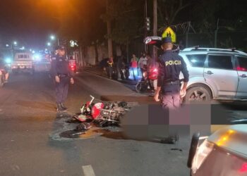 Fatal accidente deja a un motociclista fallecido 