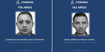 Sentencias históricas de hasta 178 años contra red de tráfico de personas 