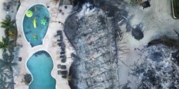 Alcaldía de Roatán coordina asistencia tras voraz incendio en un hotel