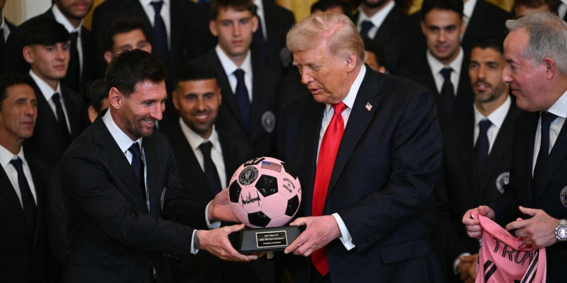 Donald Trump recibe a Messi y al Inter Miami en la Casa Blanca