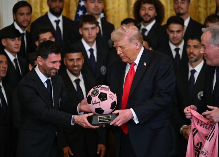 Donald Trump recibe a Messi y al Inter Miami en la Casa Blanca