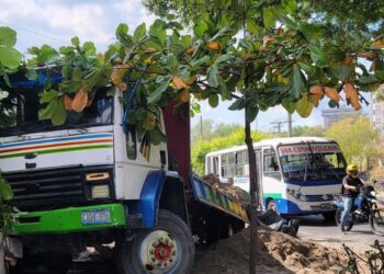 Cinco lesionados tras choque de camión contra una pared 