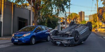 Reportan accidente de tránsito en la colonia San Benito