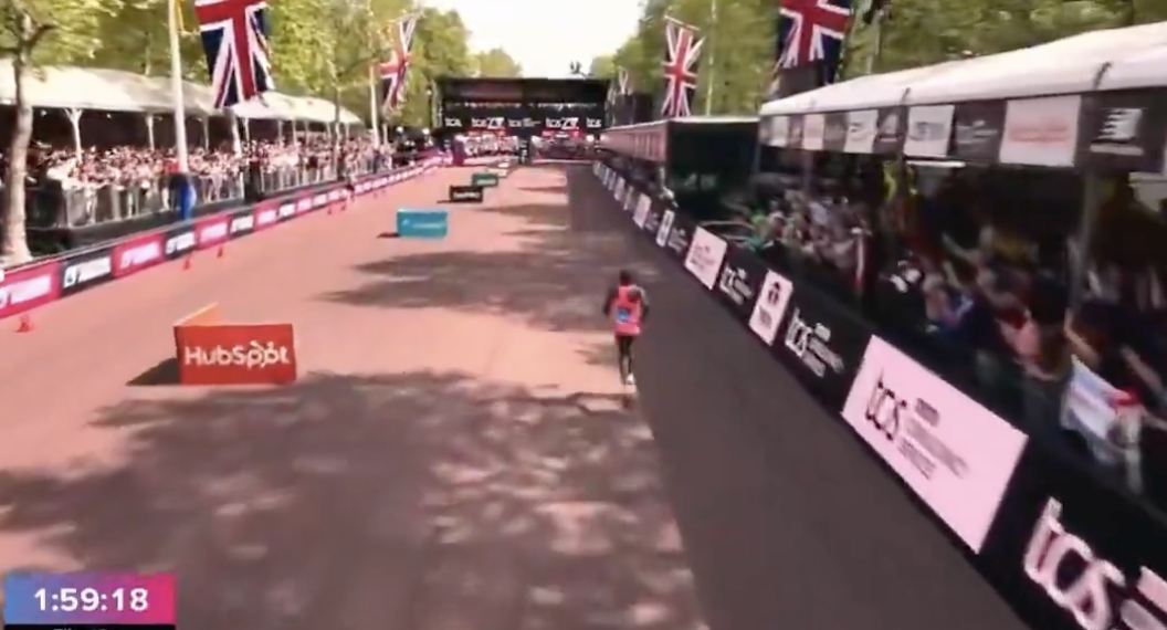 Sabastian Sawe rompe la barrera de las dos horas en Londres