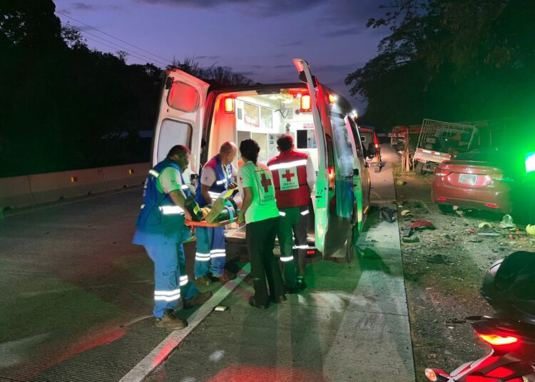 Accidente deja una persona lesionada en La Libertad