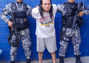 Capturan a pandillero en San Marcos