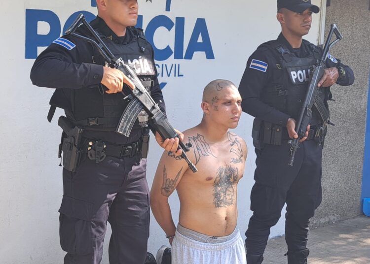 Capturan a pandillero de la MS-13 deportado de Estados Unidos