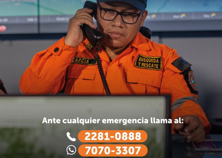 Activan Centro de Operaciones tras sismo en la costa salvadoreña