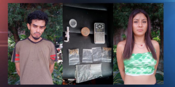Capturan a pareja con marihuana y cocaína en La Libertad