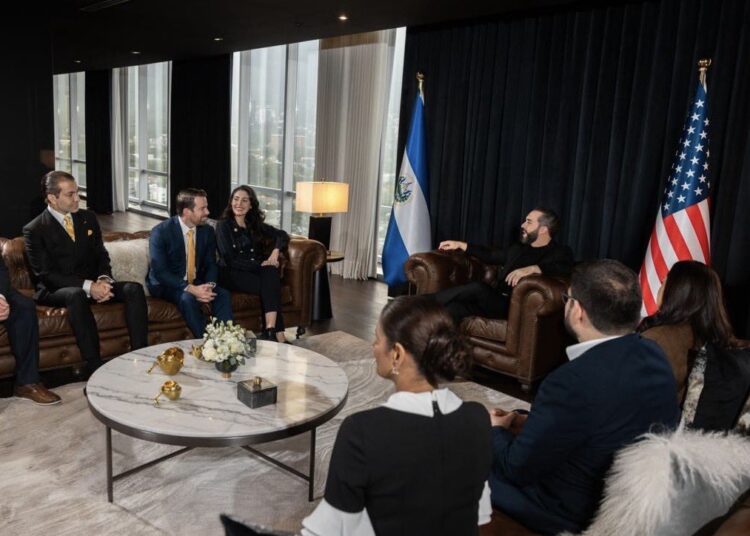 Bukele y congresista de EE. UU. analizan avances en economía y educación